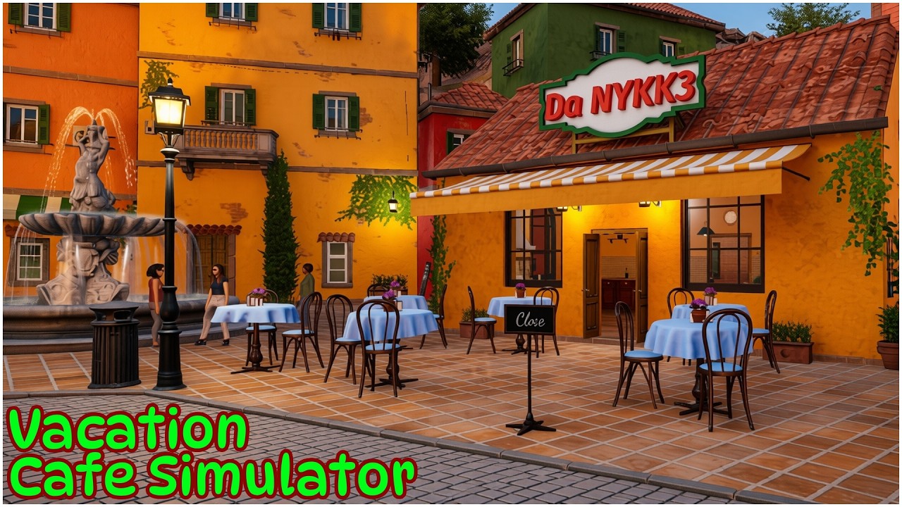 BRUSCHETTE E INSALATA CAPRESE - VACATION CAFE SIMULATOR DEMO - GAMEPLAY ITA