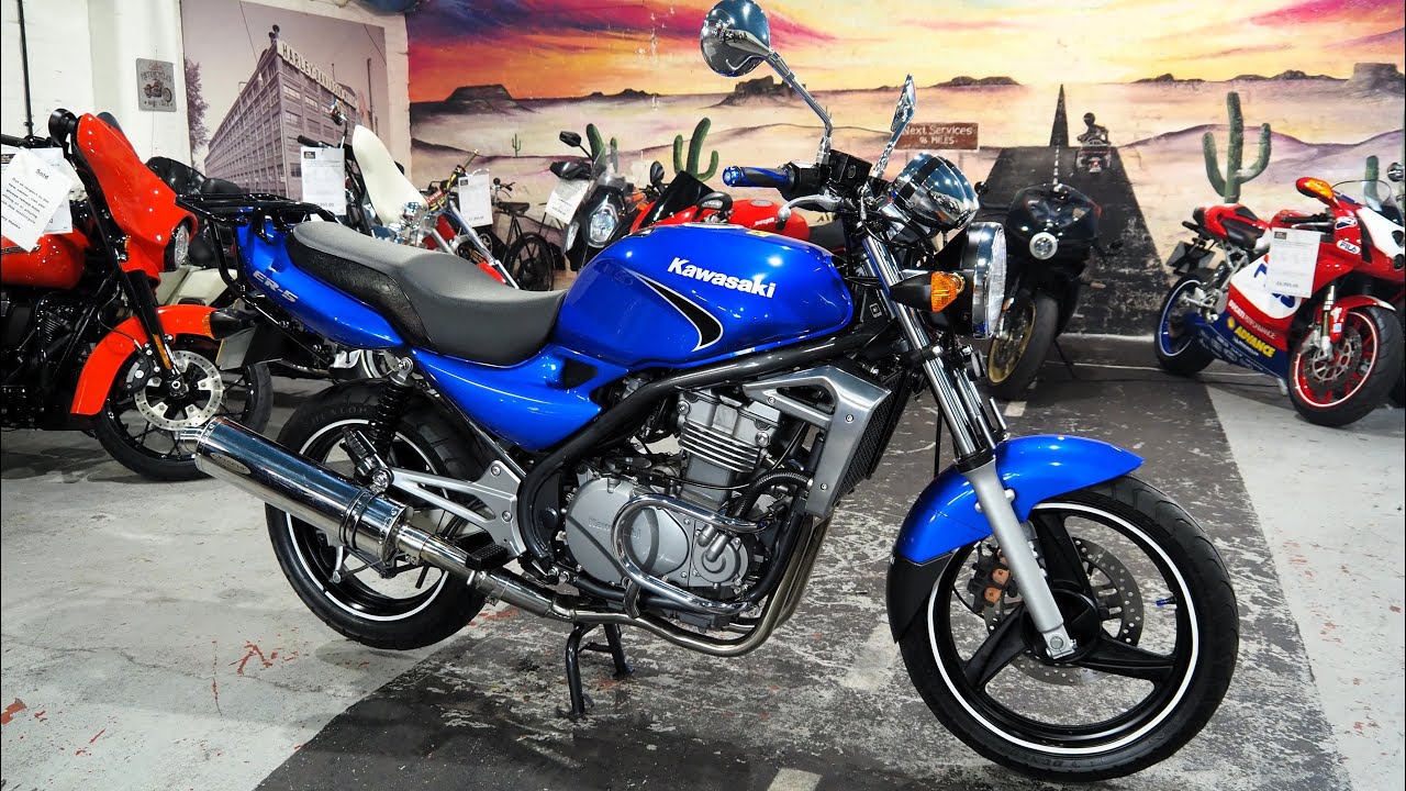 Выхлопная система Kawasaki ER 5 Delkovic, запустите, услышьте звук