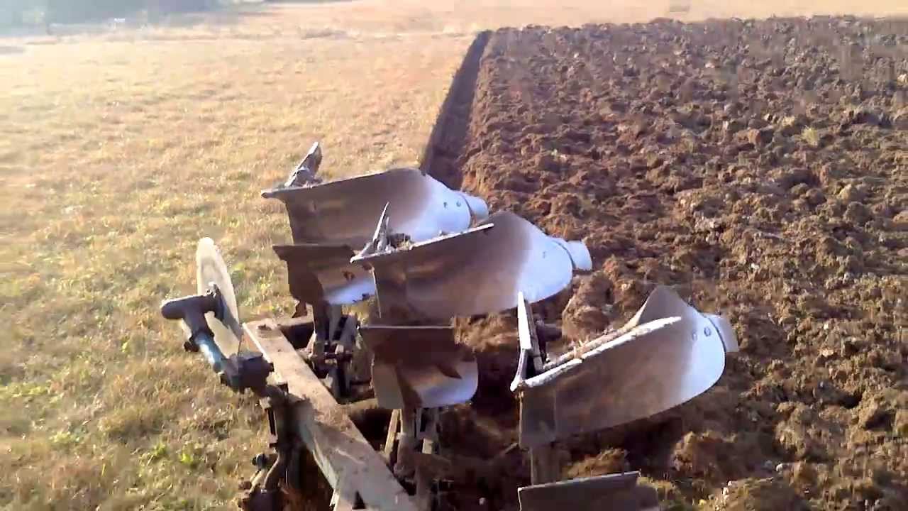 Massey Ferguson 590 ploughing with ransome tsr103