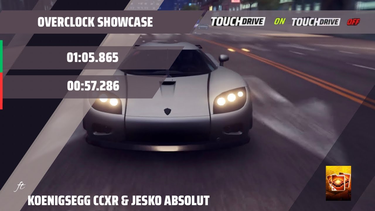 Asphalt Legends | Демонстрация разгона: Koenigsegg CCXR и Absolut | Прогулка по Нанкину | @FeraLツ