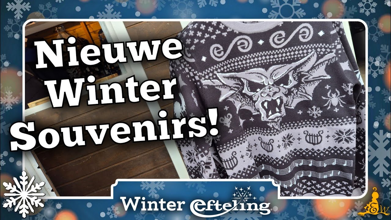 [#Efteling] NIEUWE winterSOUVENIRS te koop! ❄️ Winter Efteling 2025/2026