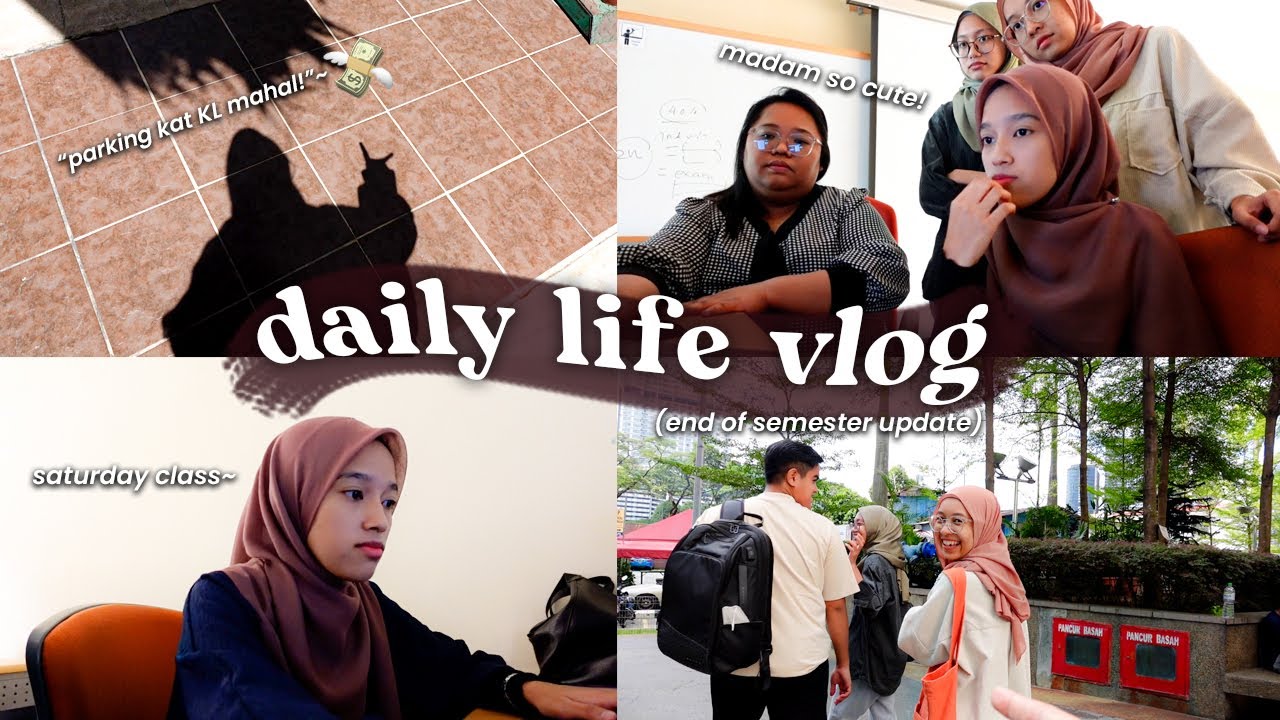 how I go to campus?! university life 📝 | UniKL MIIT #UniVLOG #VLOG