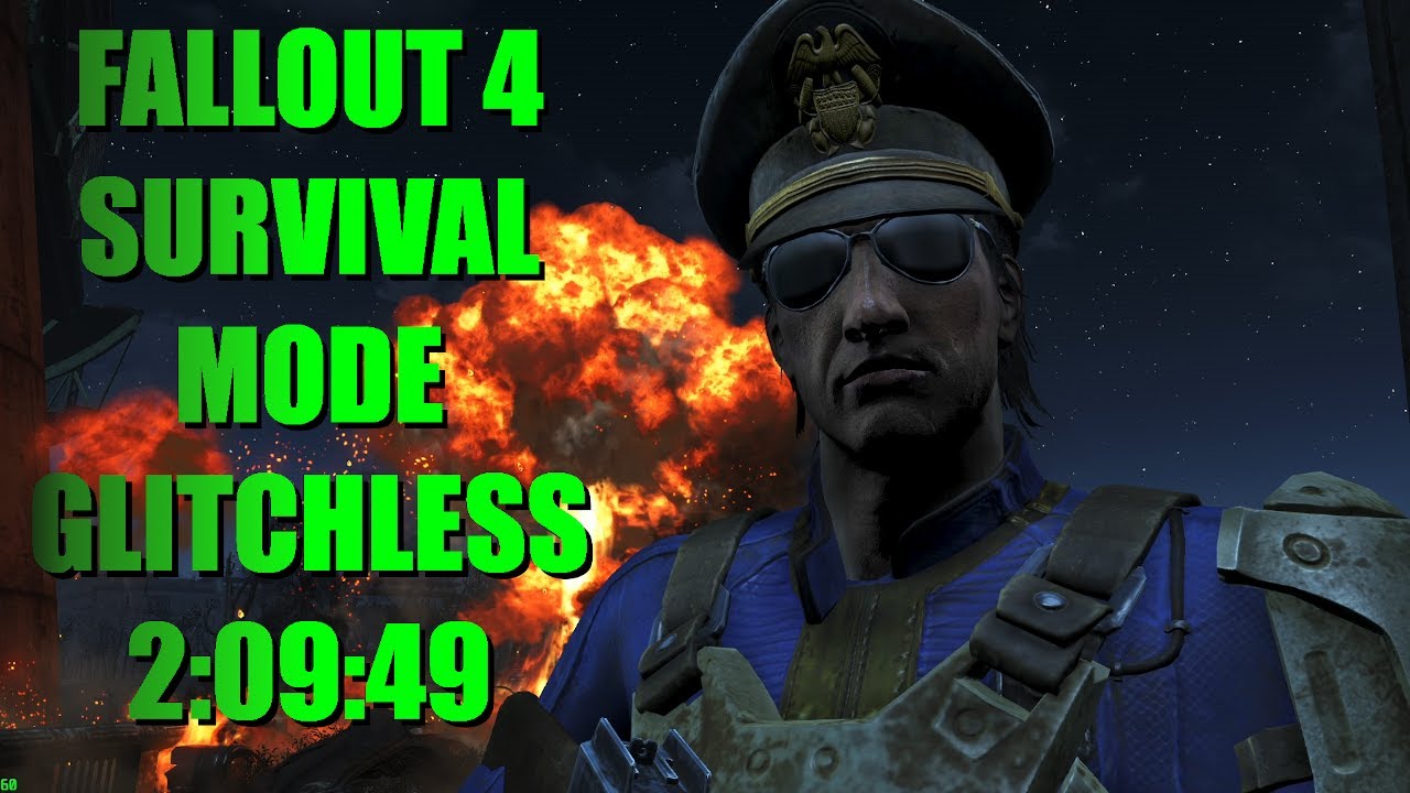 Fallout 4 Survival Mode Glitchless Speedrun 2:09:49