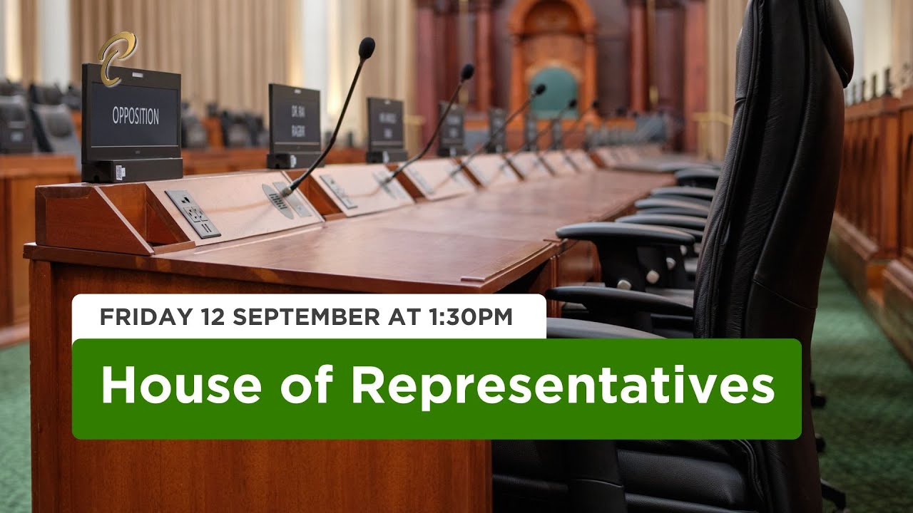 6th Sitting of the House of Representatives - 1st Session - 13th Parliament - September 12, 2025