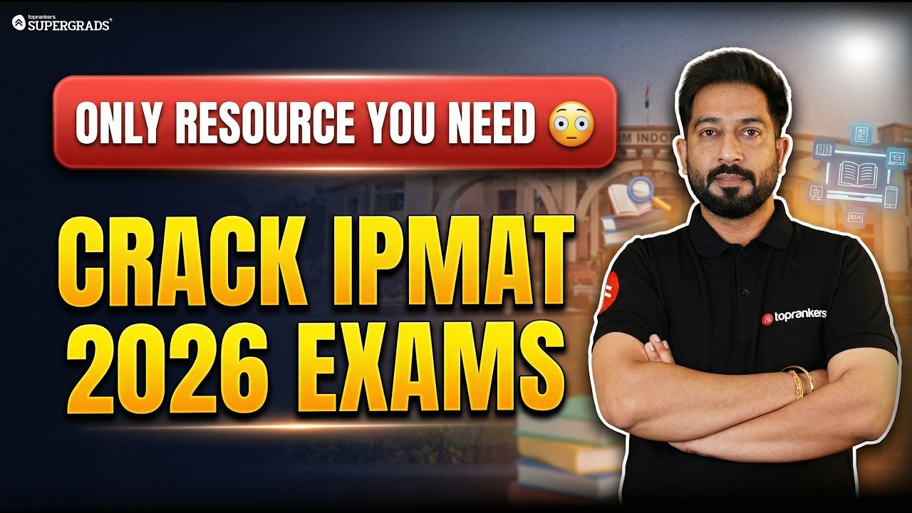 Only Resource You Need to Crack IPMAT 2026 Exams 😳 | IPMAT 2026 Last 30 Days Strategy