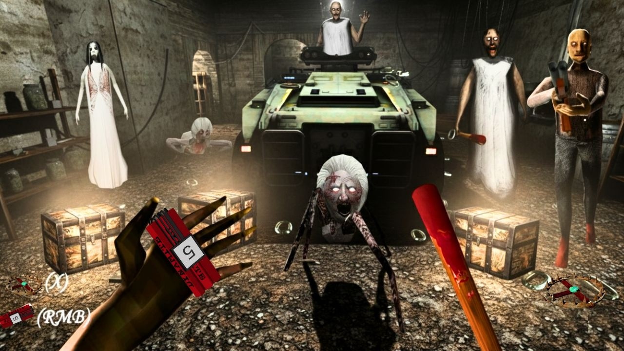 Playing As Dynamite Granny With Lucky Box (PC) Granny 2025 Remake - Full Gameplay