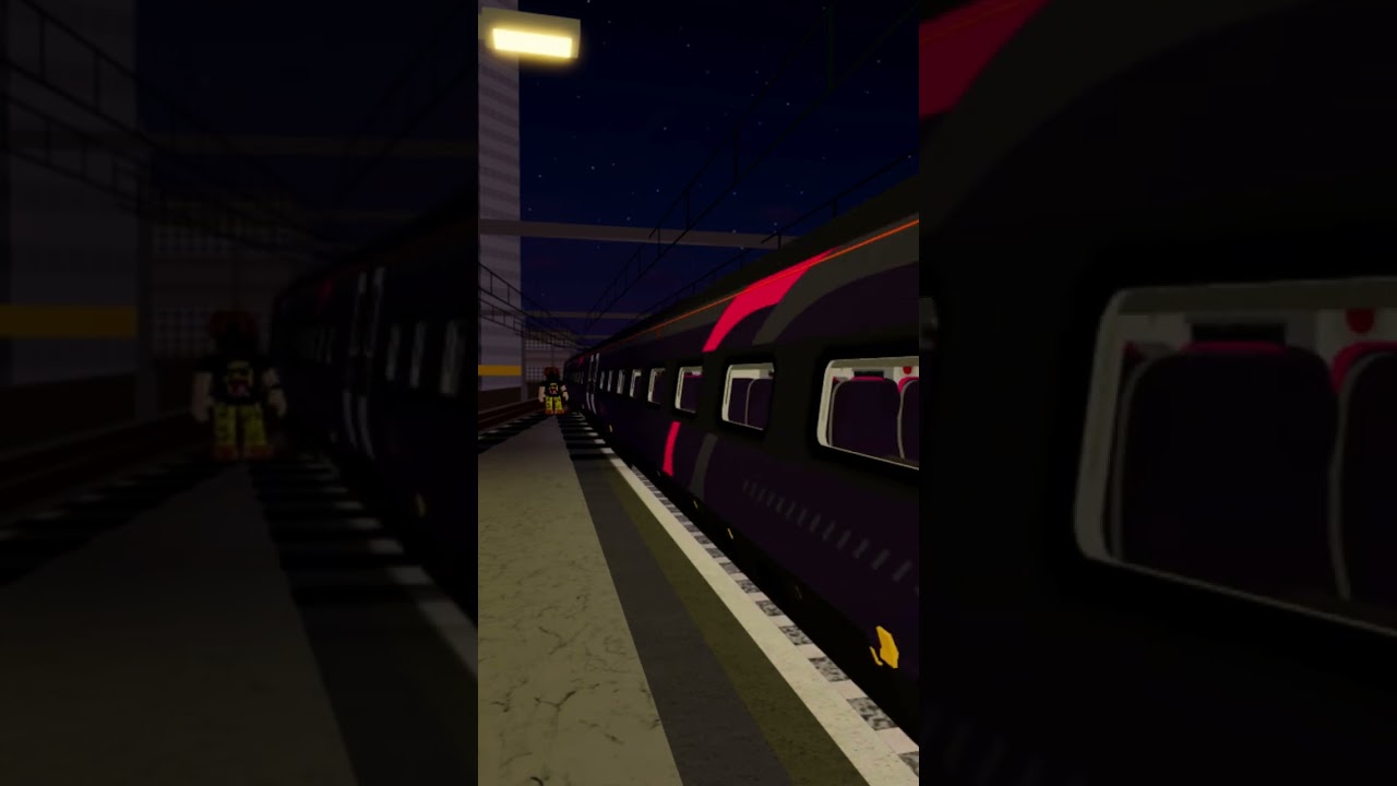 Departed Class 390 (11) (390117) in Stepford Central #stepfordcountyrailway #scr #stepfordexpress
