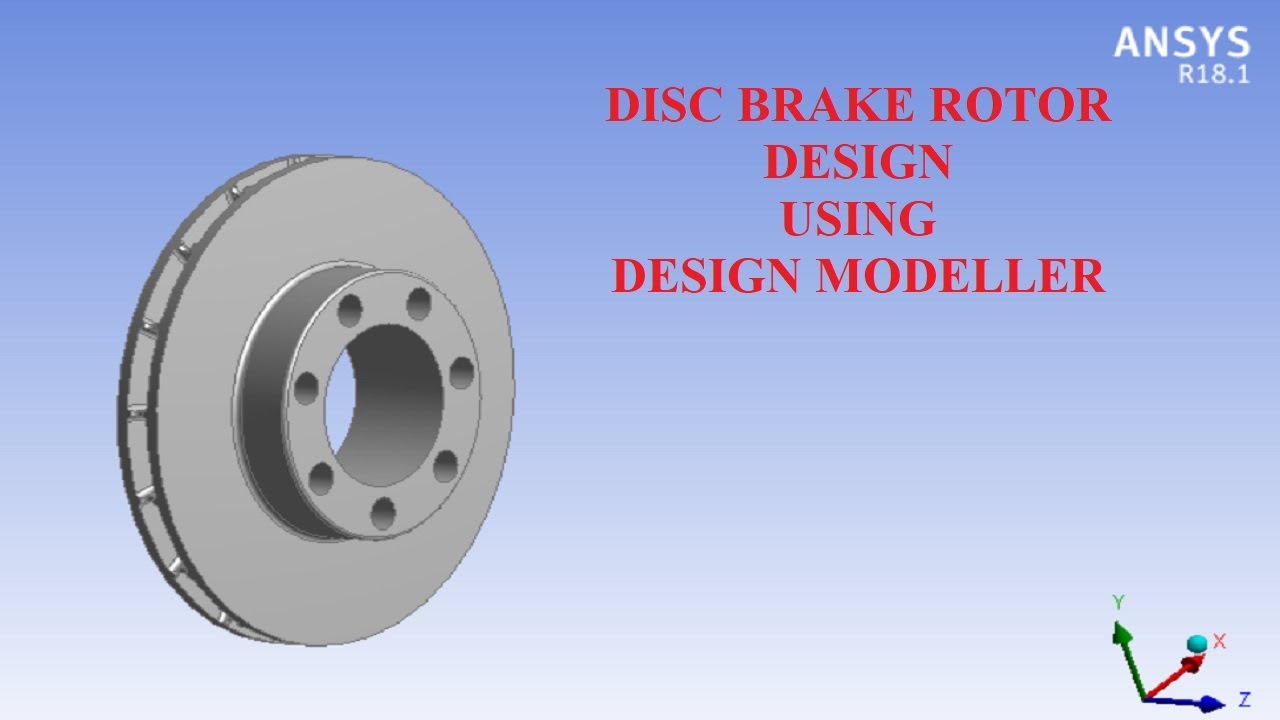 Disc Brake Rotor | Design-II | Design Modeler | ANSYS Workbench