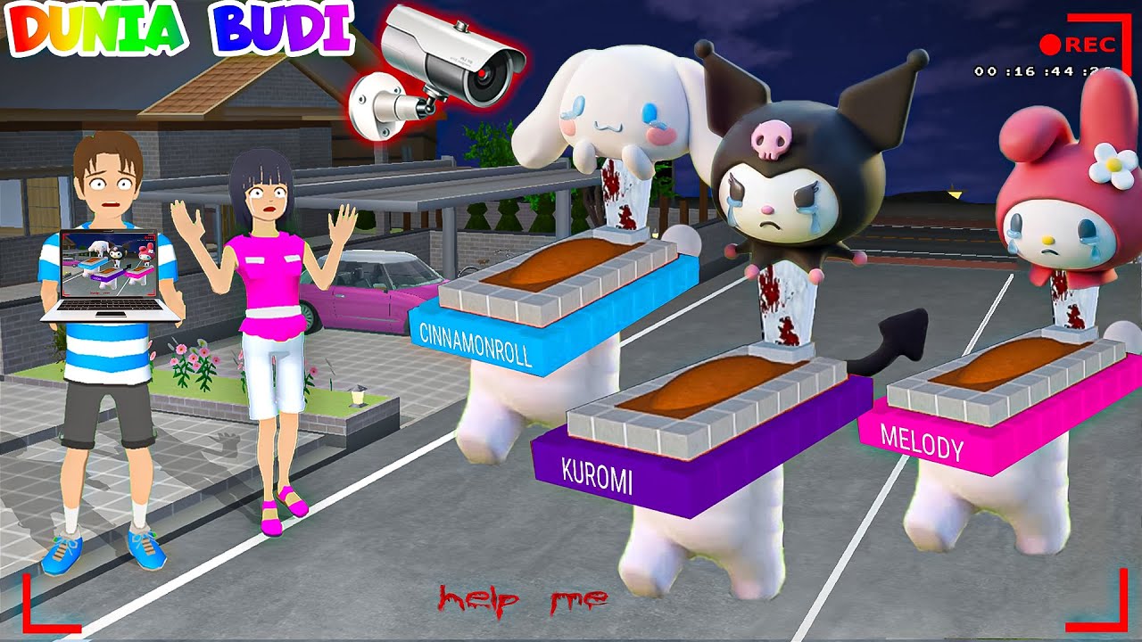 Yuta Mio Panik! CCTV Merekam ANOMALI KUBURAN SANRIO KUROMI CINNAMONROLL MELODY di Depan Rumah 😱