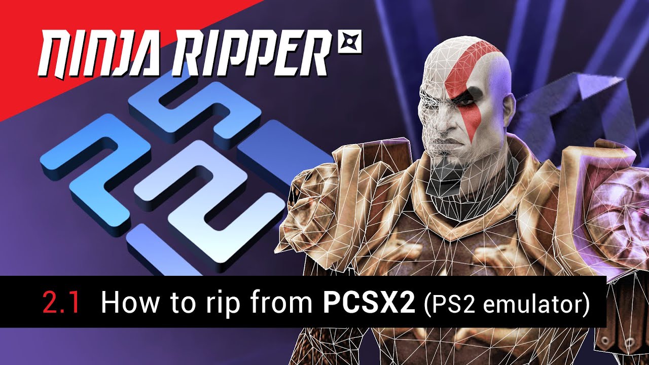 Ninja Ripper 2.1 | How to rip 3D models and textures from PlayStation 2  PCSX2 emulator (PS2)