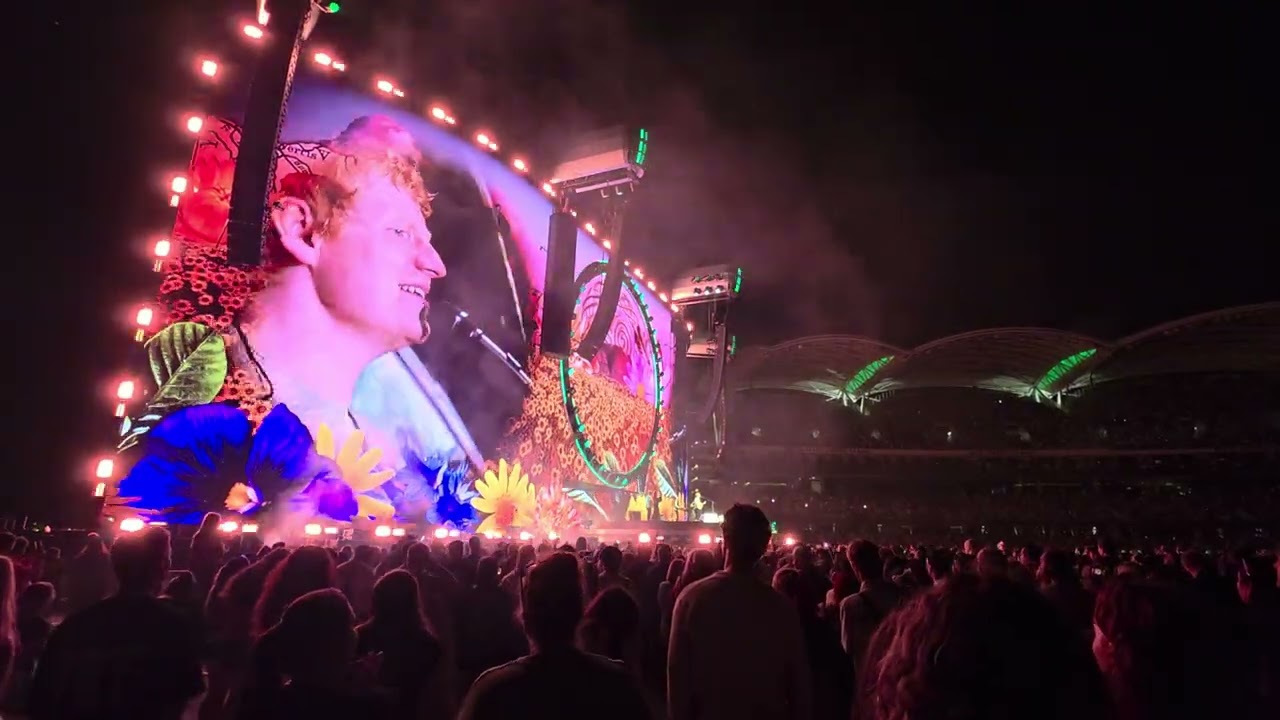 ED SHEERAN . Nancy Mulligan.  Live in Adelaide March 7 2026.