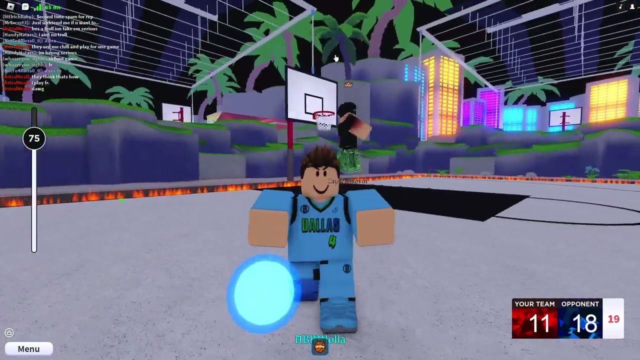 BEATING ASTRAL HEAL ON HOOPZ HES A YT WITH OVER 30K SUBS