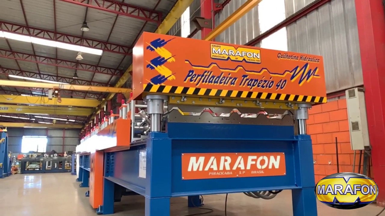 Perfiladeira de Telhas Trapézio 40 - Grupo Marafon