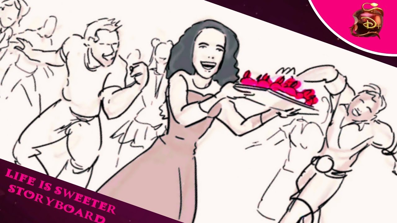 Life is Sweeter(1° Versão)|Storyboard|Descendentes:A Ascensão de Copas