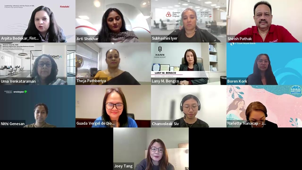 Leadership, Influence & the Future of AML: A Women’s Day Special Dialogue