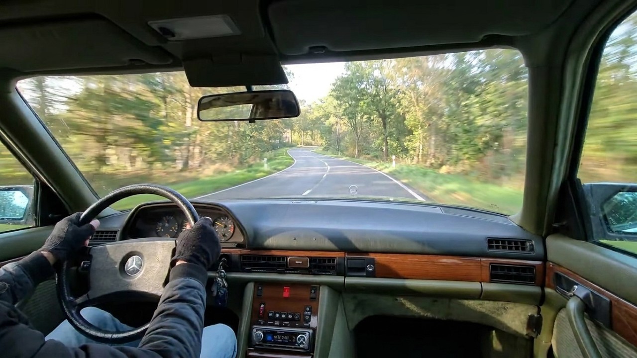 W126 life  .mercedes benz asmr driving