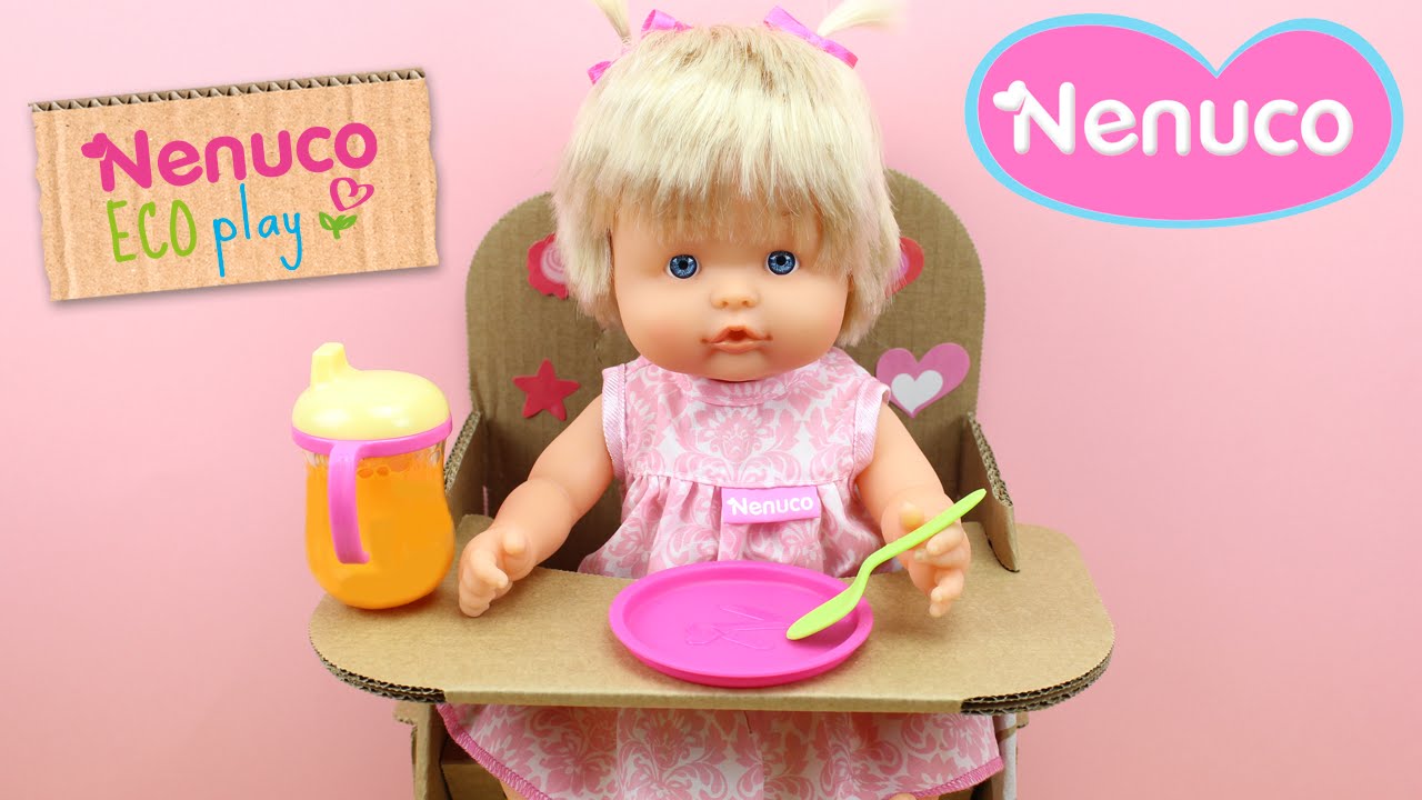 La Bebé NENUCO come su papilla en su trona Eco Play | Juguetes de Nenuco en español