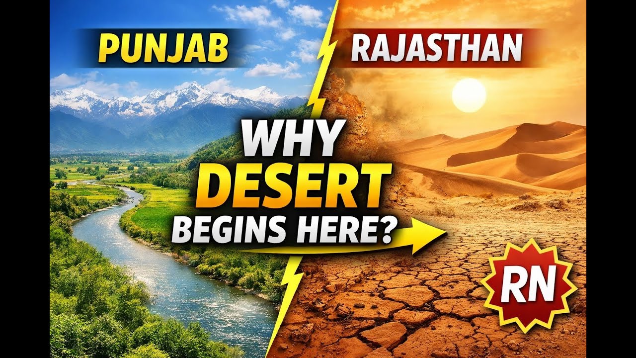 Why Western Ghats Are Green but Aravalli Is Dry?” हरा भरा विभाजन