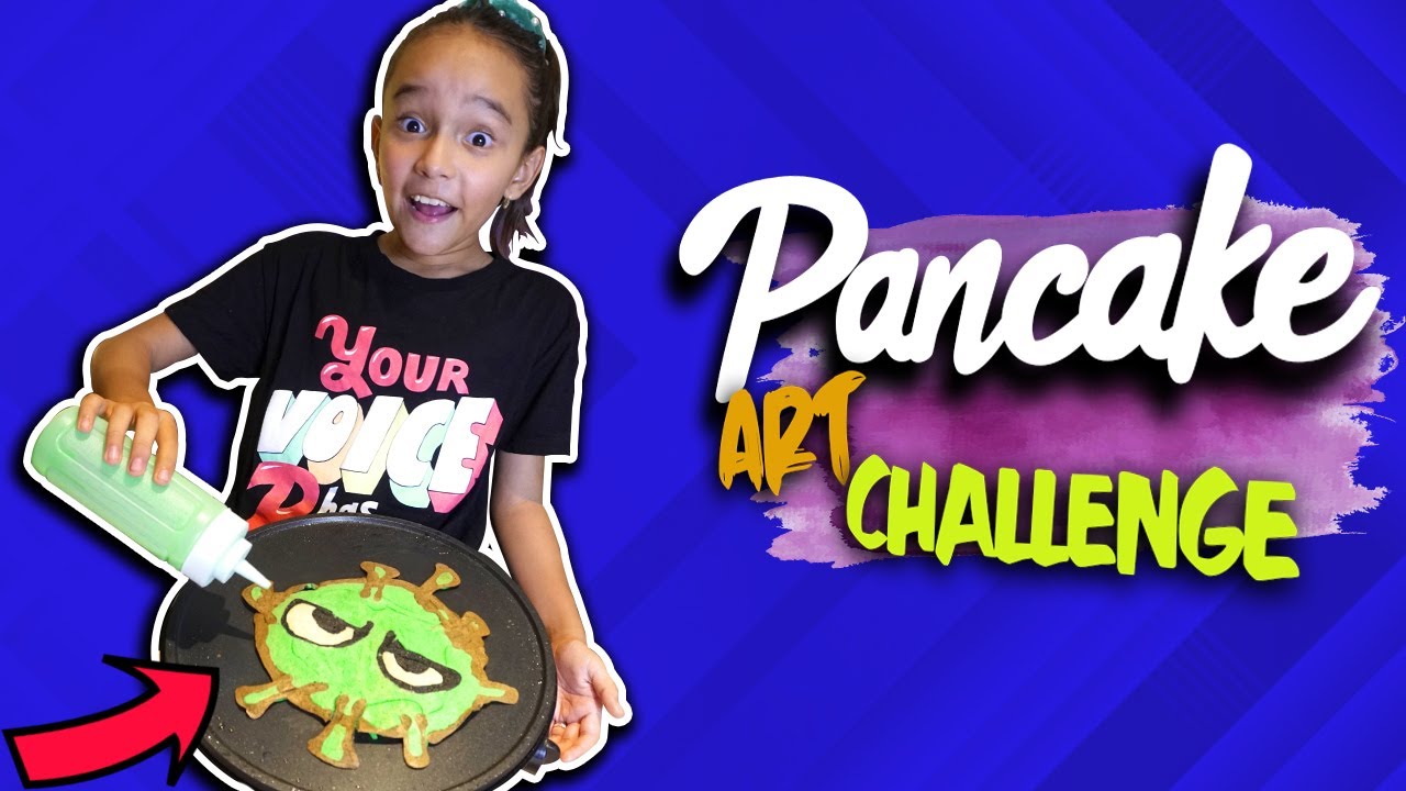 PANCAKE ART CHALLENGE en CUARENTENA