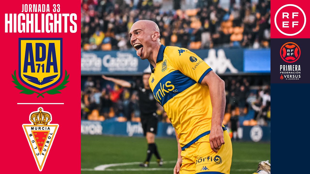 Resumen #PrimeraFederación | AD Alcorcón 2-1 Real Murcia CF | Jornada 33 | Temporada 2024/25