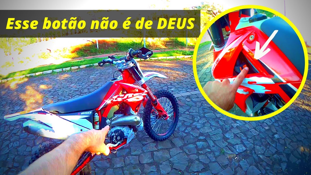 PRIMEIRA VEZ ANDANDO NUMA MOTO 2 TEMPOS ( GÁS GÁS 250 ) É outra adrenalina