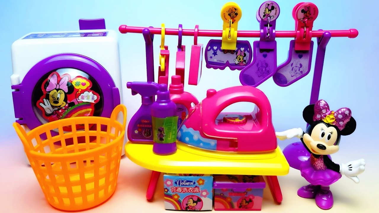 Disney Minnie Mouse Laundry Set Satisfying with Unboxing Compilation Toys ASMR