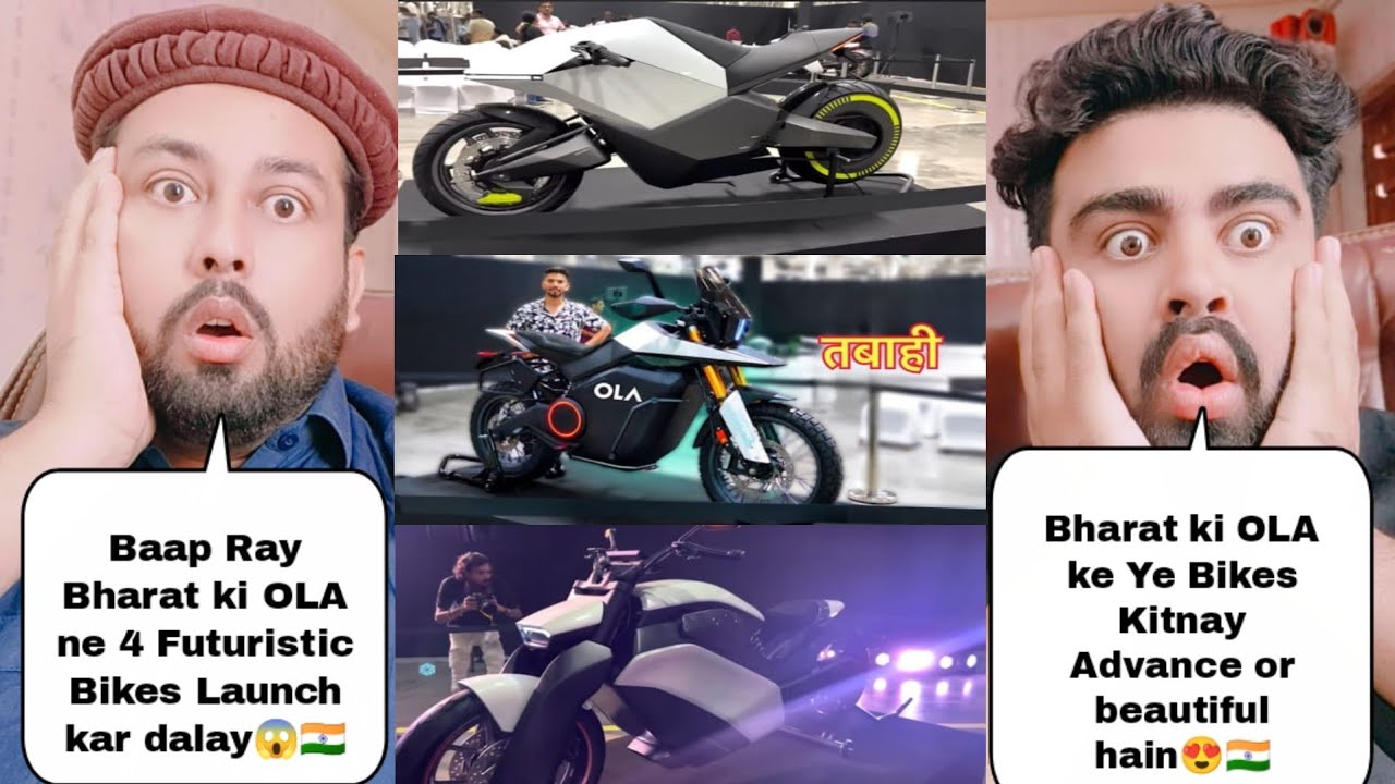 OLA ELECTRIC MOTORCYCLE 4 Concept Models | तबाही ⚡ | Pakistani Reaction