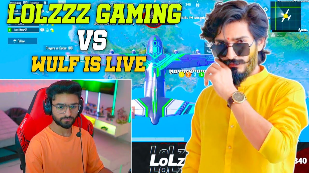 1Funny LoLzZz Gaming vs Wolf is Live 2 Time Fight i Rush Aj