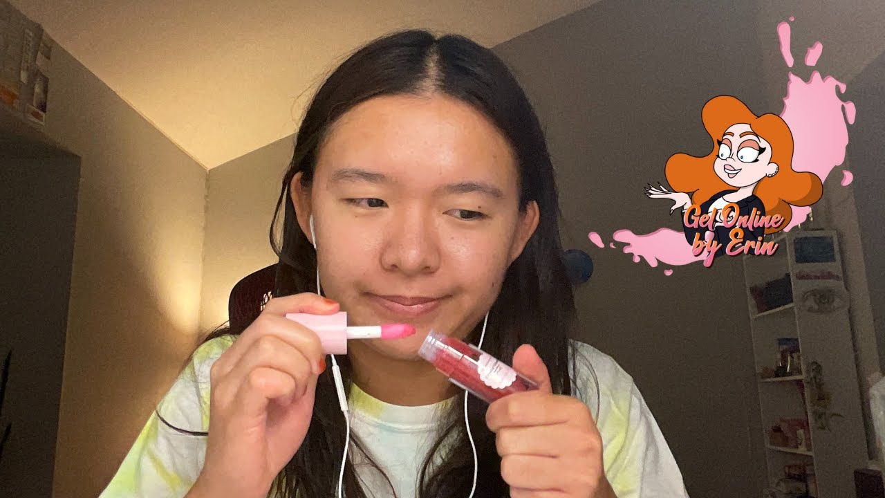 1 minute lip gloss ASMR 👄💄 | no talking, application, mouth sounds lol