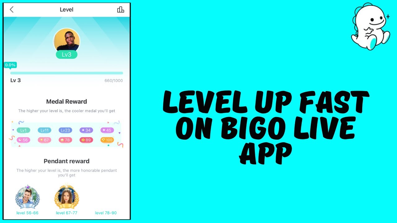 Как быстро повысить уровень на Bigo Live