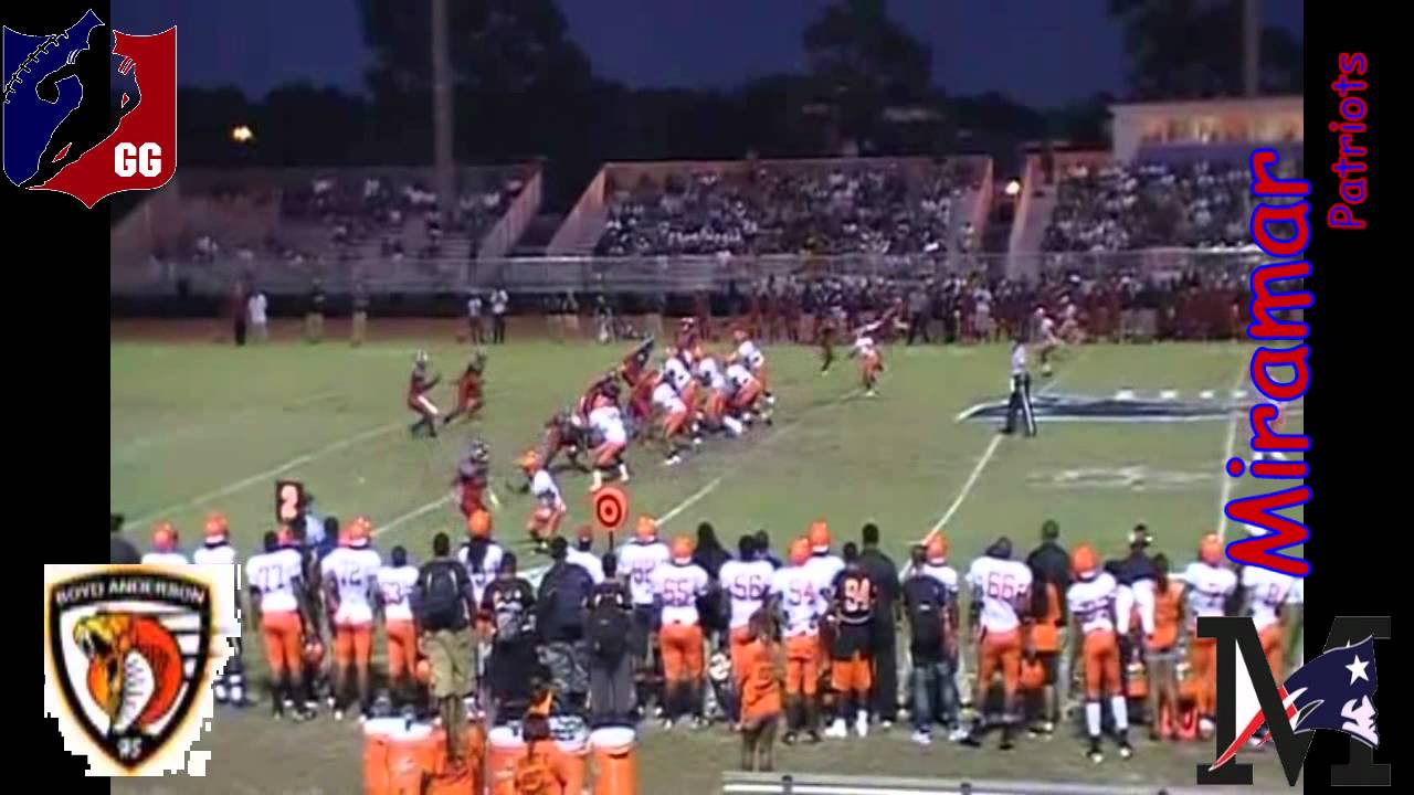Boyd Anderson Derrick Tindal #6 DB Season Highlights