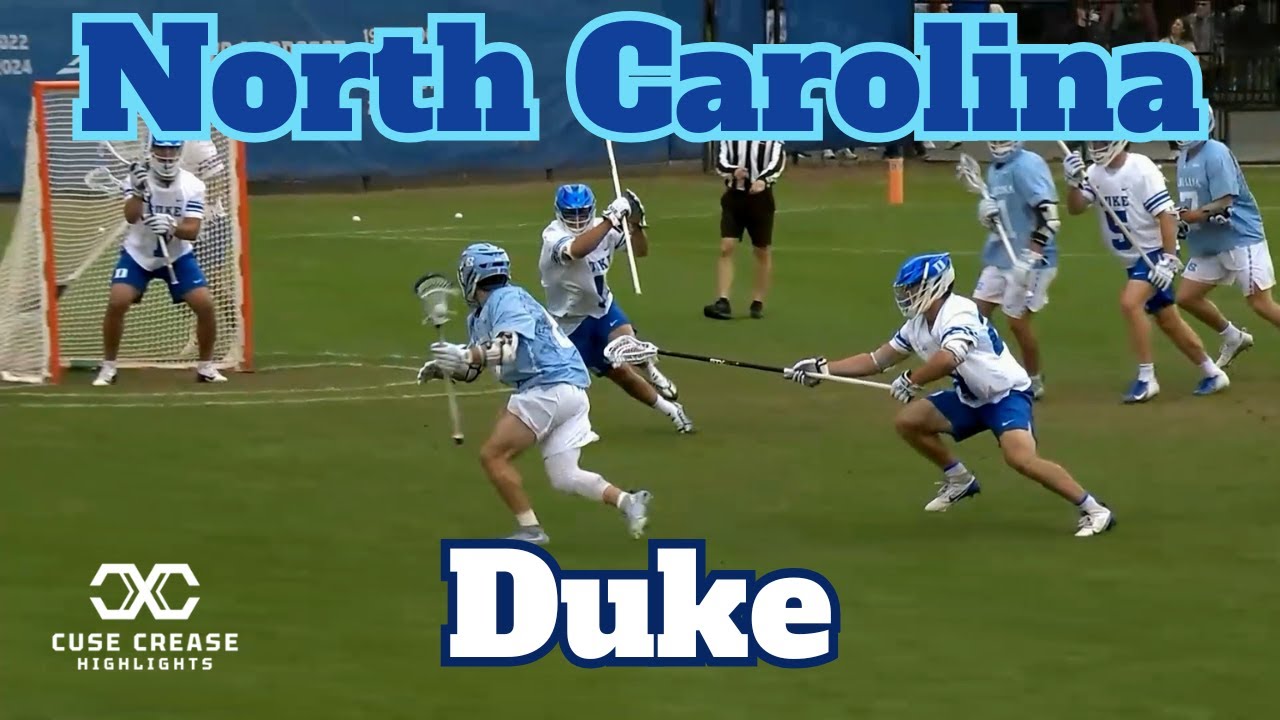 North Carolina vs Duke 2025 Lacrosse Highlights