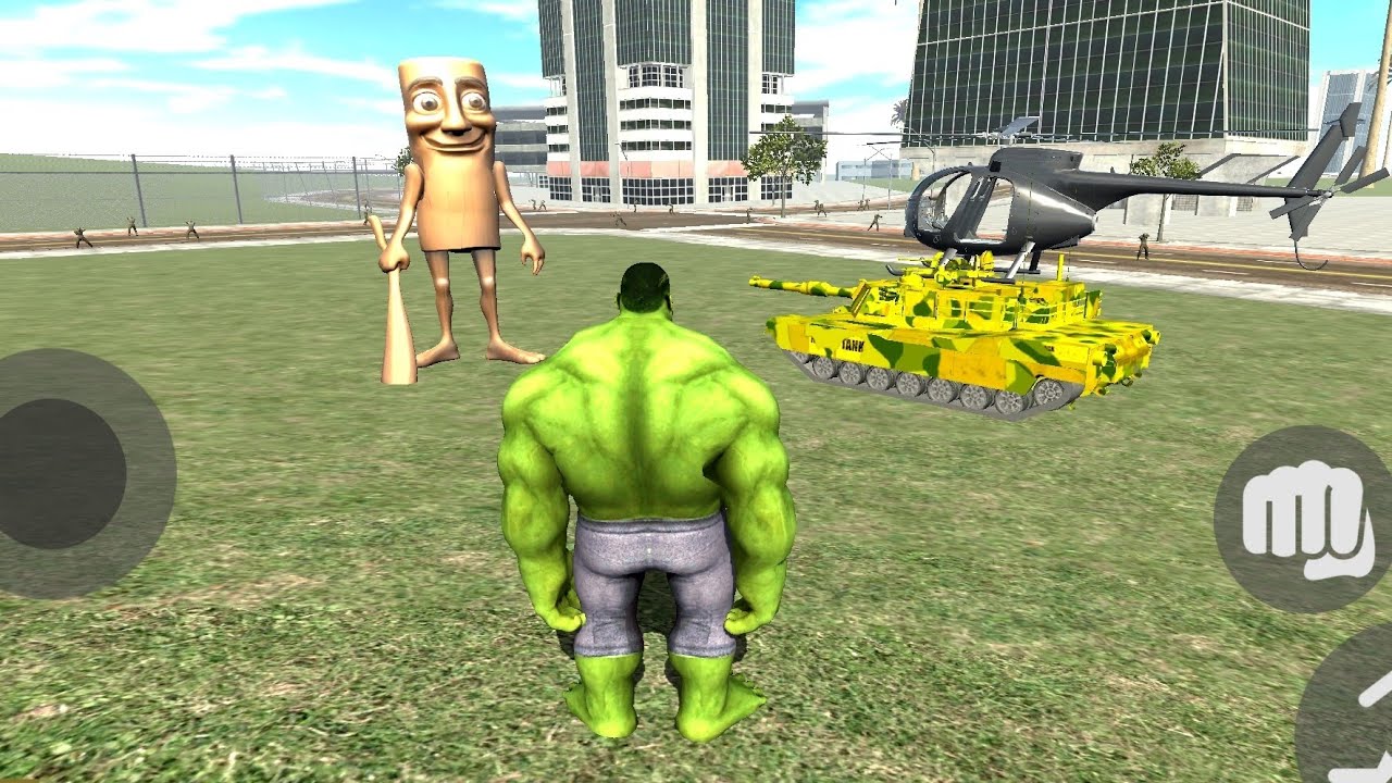Tung Tung Sahur attacks The Hulk || Indian bike driving 3d game 