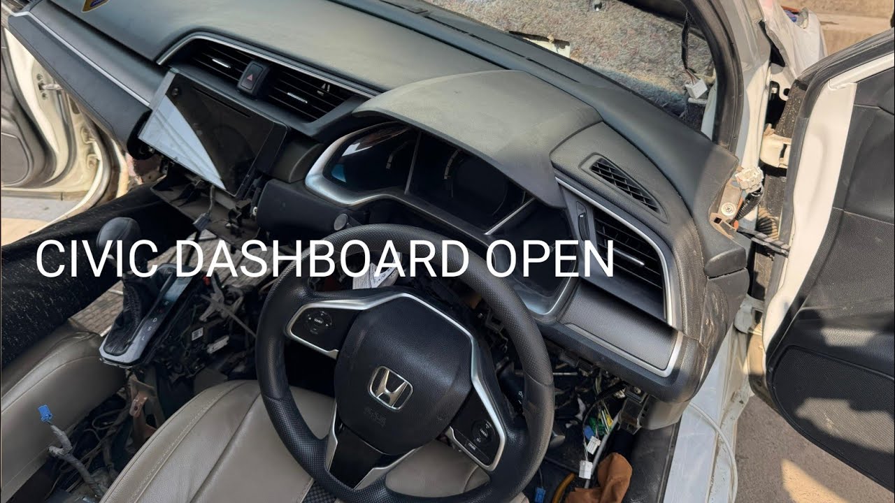 Honda civic X Oriel UG 2017 dashboard open ac problem solve