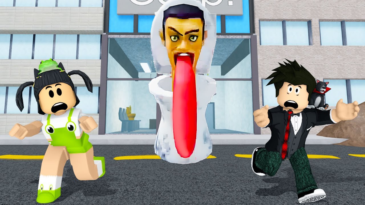 VASO COM L&Iacute;NGUA GIGANTE | Roblox - Skibi Toilets Morphs