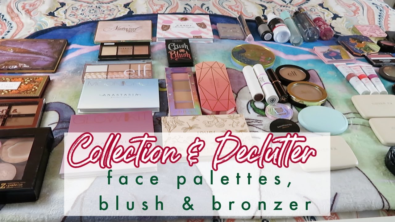 Face Palettes, Bronzers & Blush Collection & Declutter 2020 (Cruelty-Free)