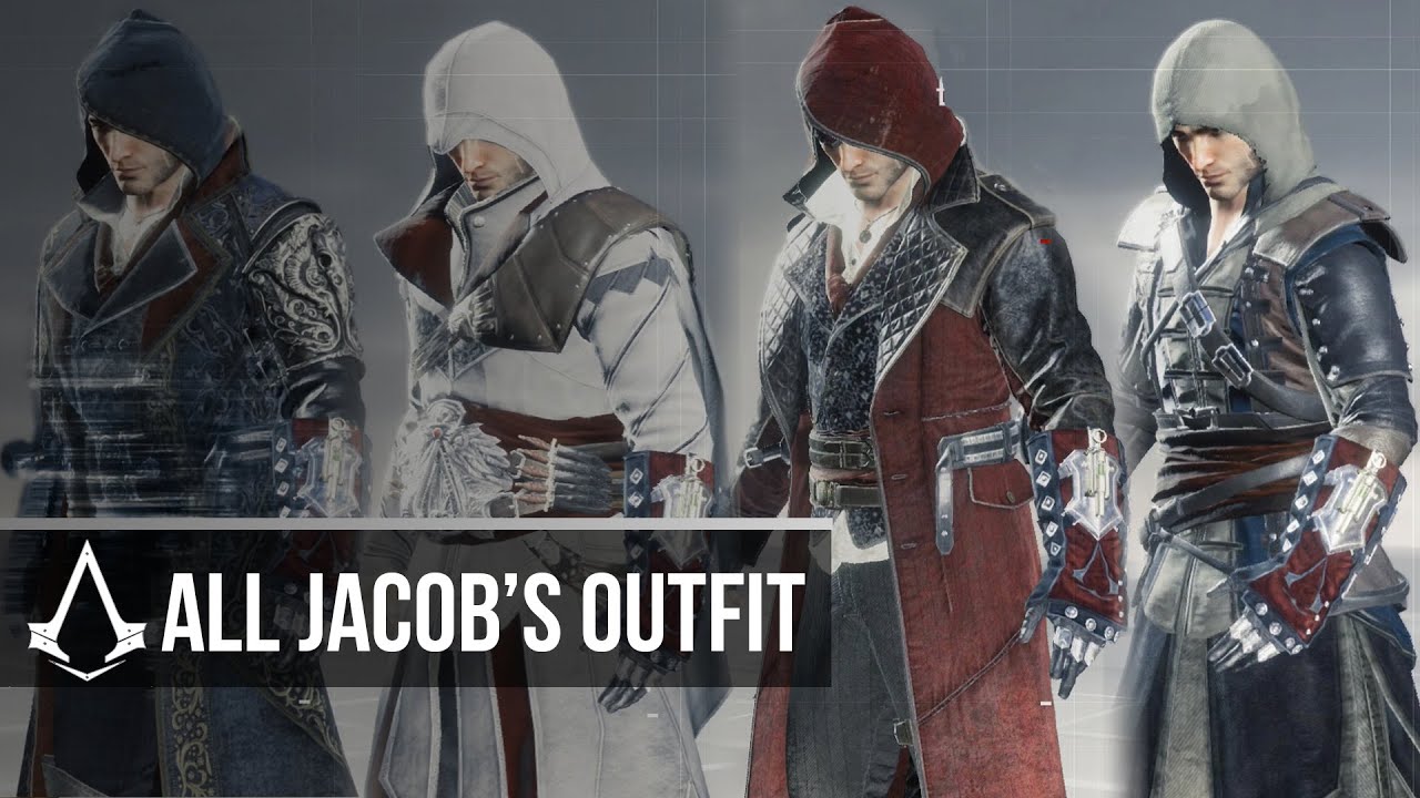 Assassin's Creed Syndicate - All Jacob's Outfit/Coats/Belts (Showcase)