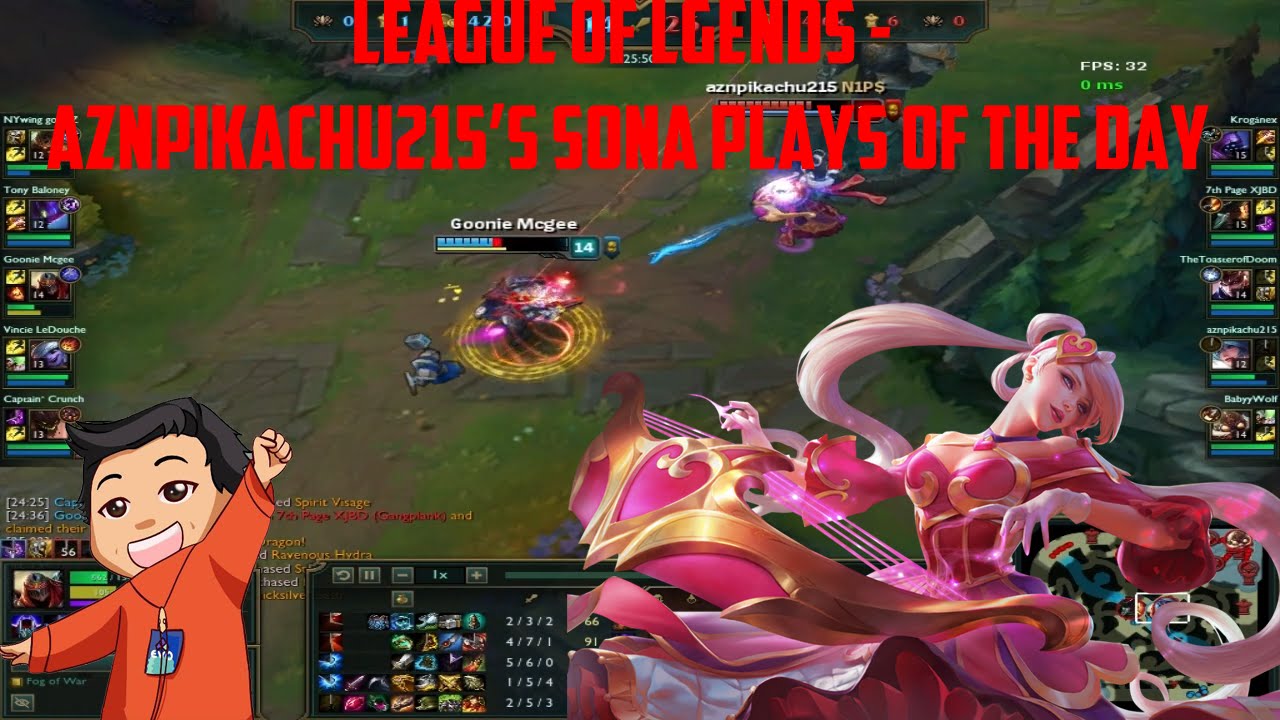 League of Legends - Aznpikachu215's play of the day
