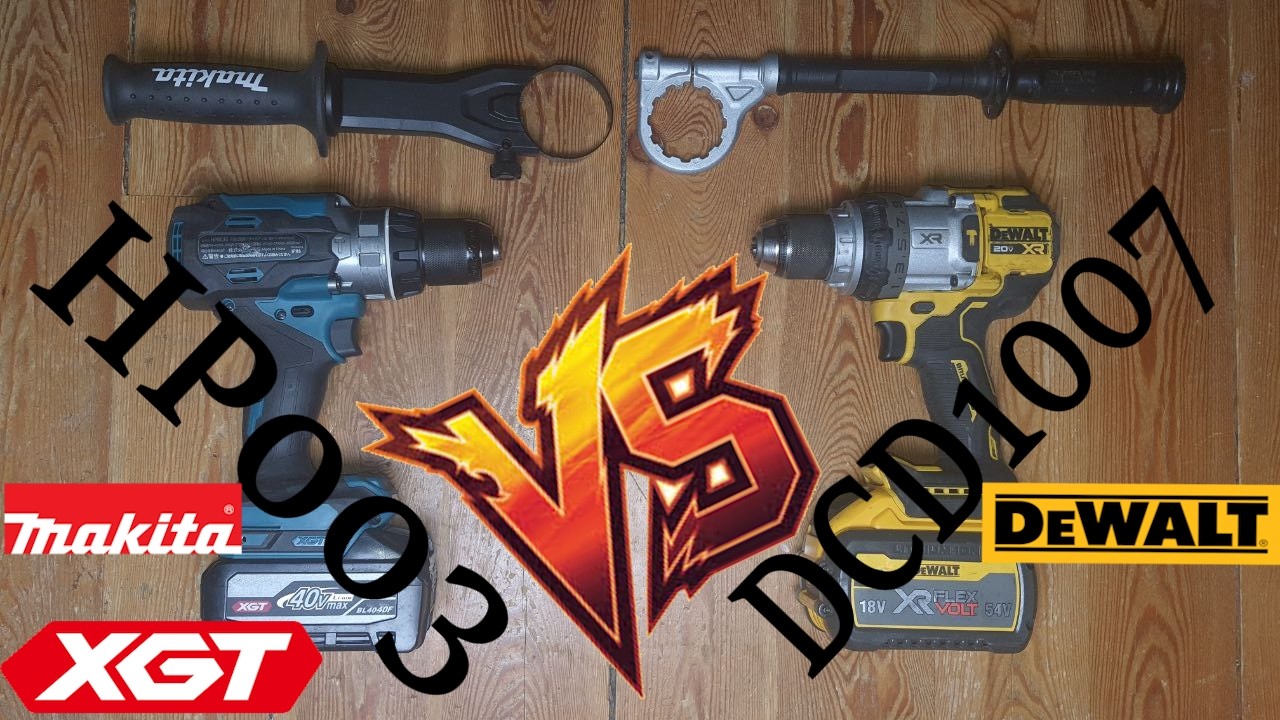 Кто круче американец или японец? Makita или DEWALT?  DCD1007 или HP003?