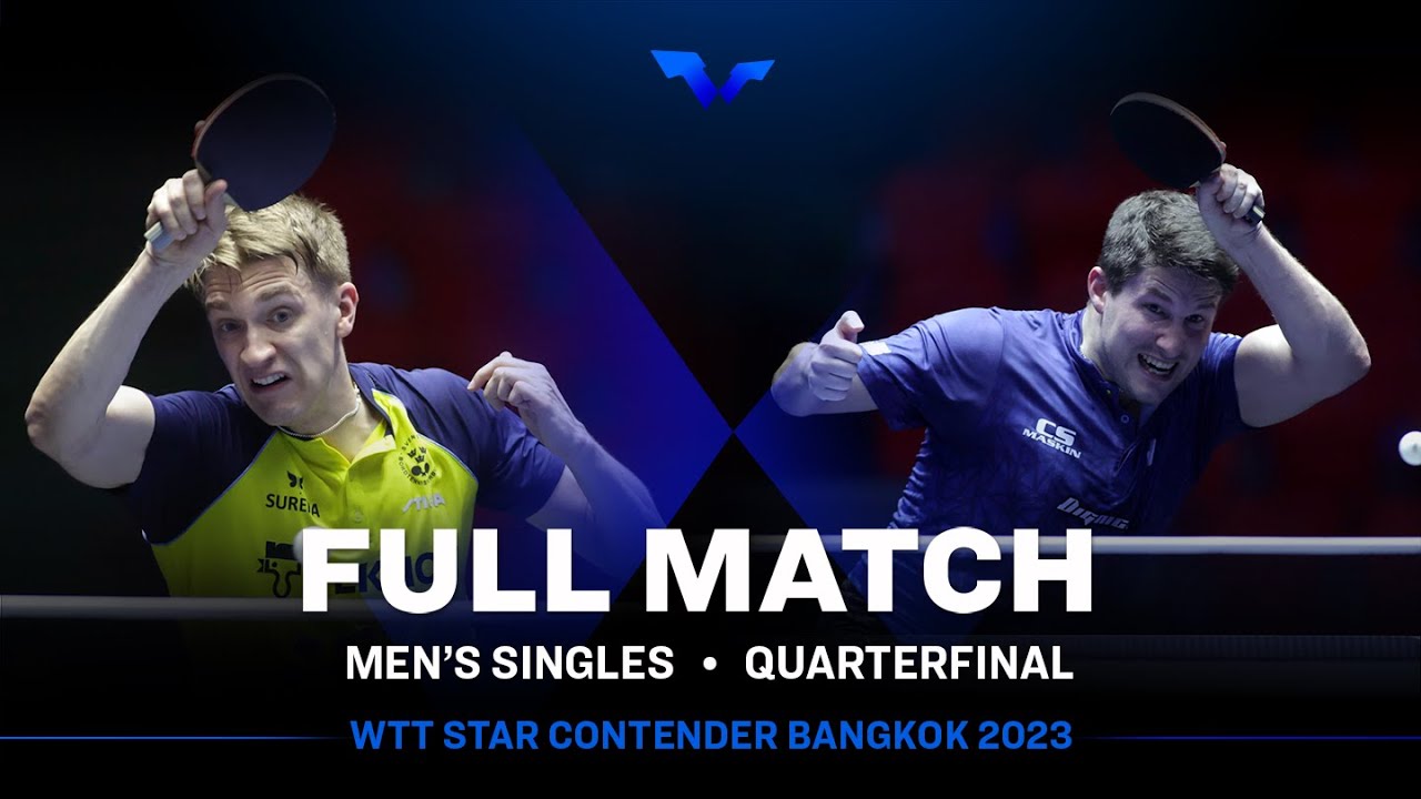 FULL MATCH | Anton KALLBERG vs Kristian KARLSSON | MS QF | #WTTBangkok 2023