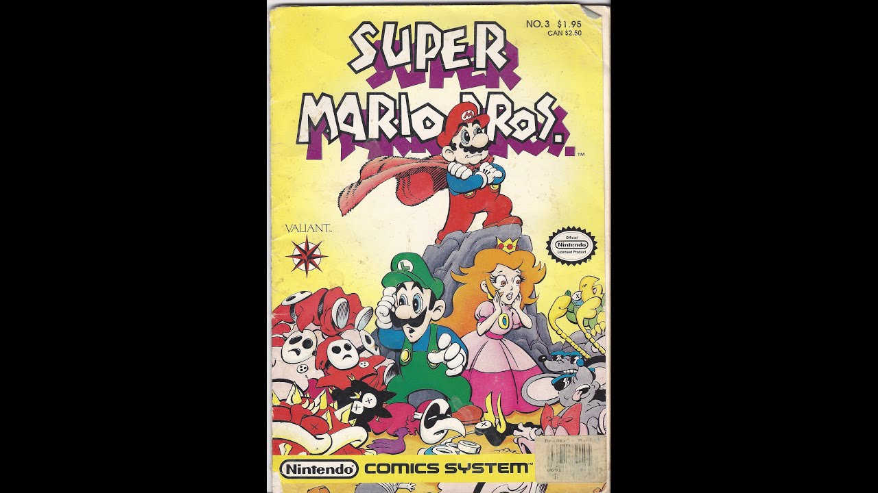 Let's Read Super Mario Bros Comic Book