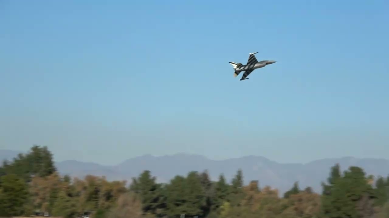Skymaster 1/5 scale F-16 turbine jet flight at Apollo field 11-06-22