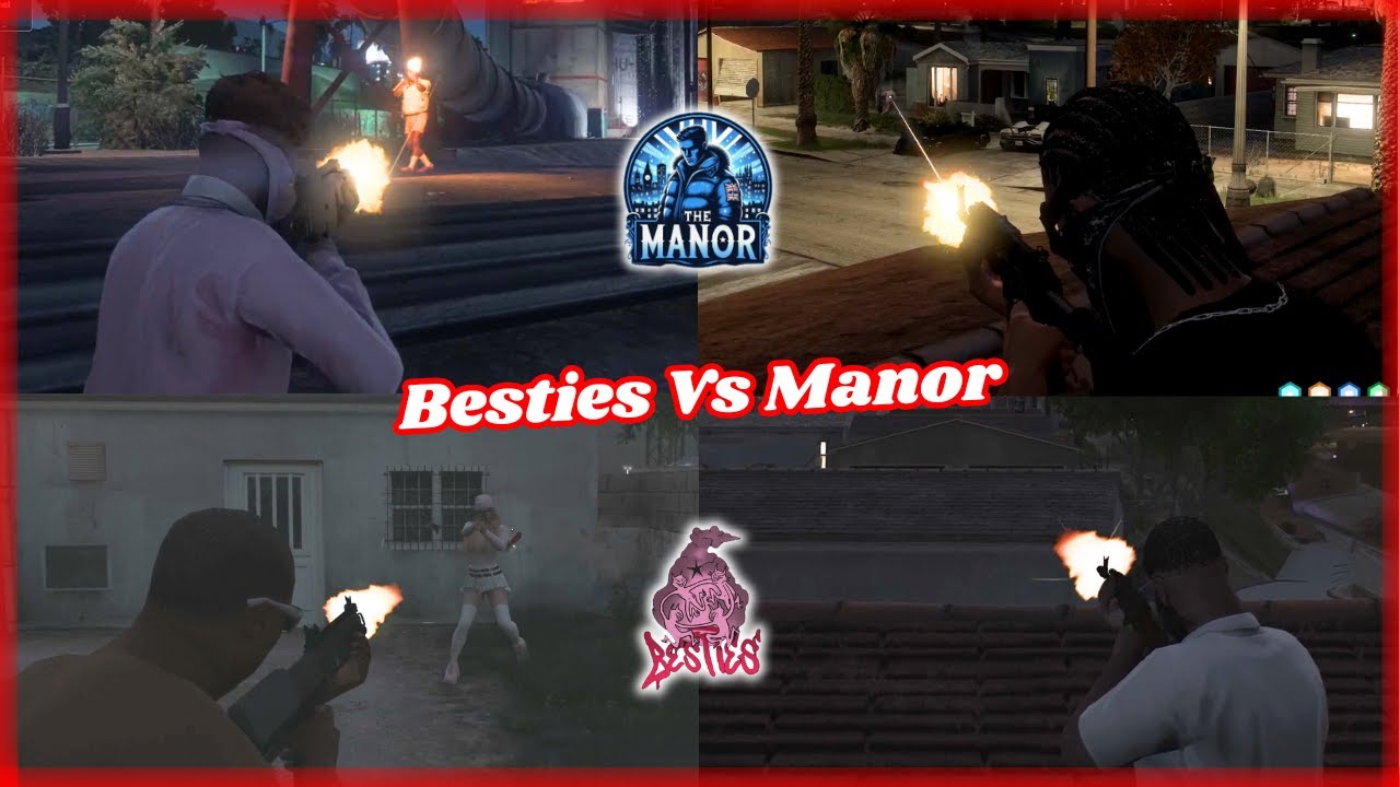 Besties Vs Manor On Grove Street (Multi Pov) | NoPixel 4.0 GTARP