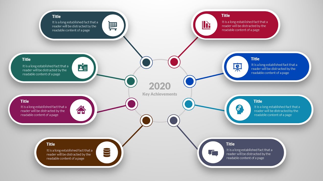 How to create a Key Achievements infographic in PowerPoint