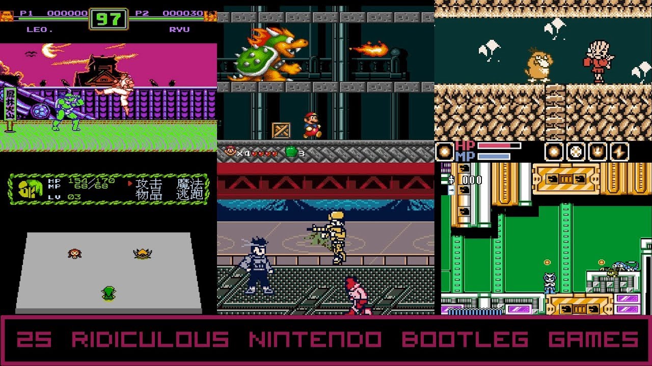 25 Ridiculous Nintendo Bootleg Games