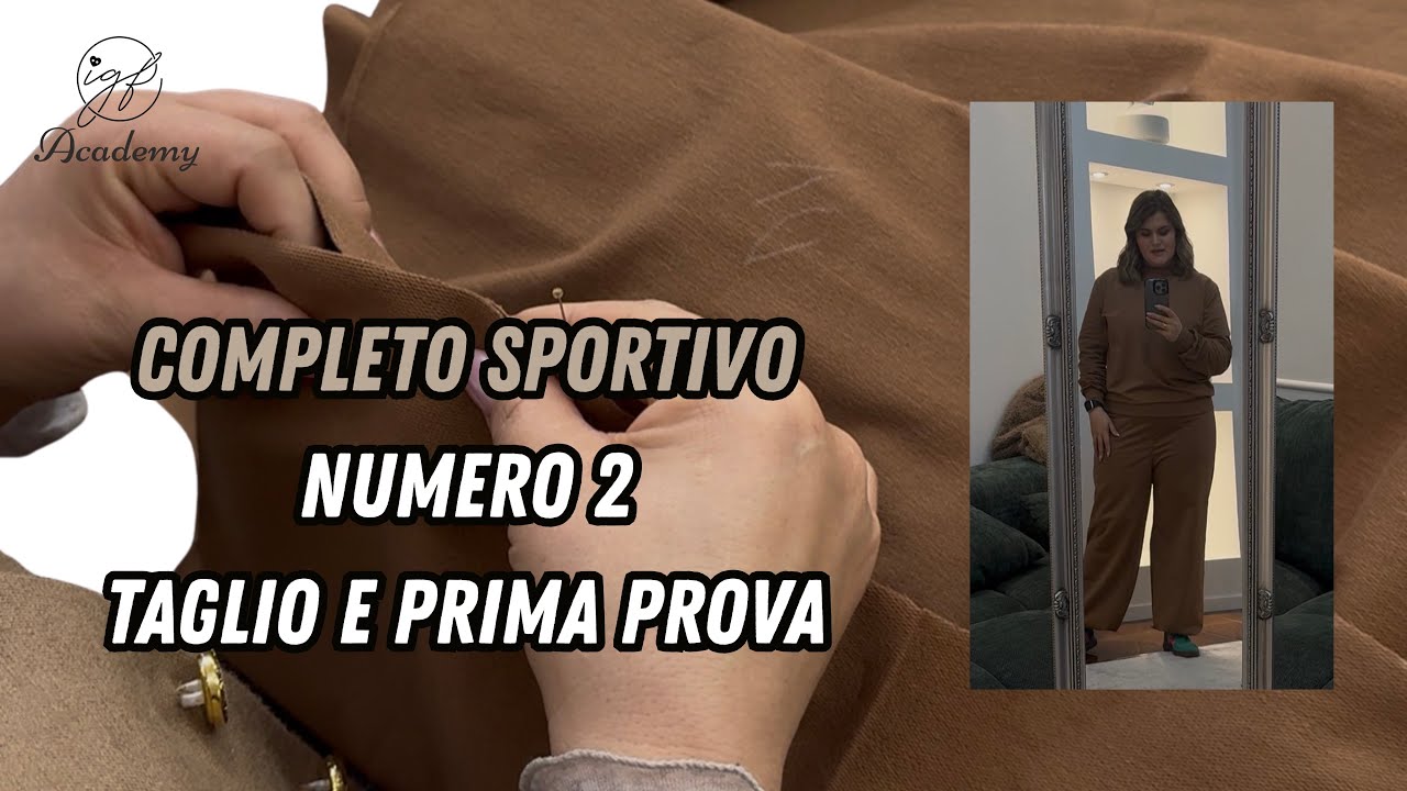 Come Realizzare un Completo Sportivo su Misura | Taglio e Prima Prova – Modello n.2