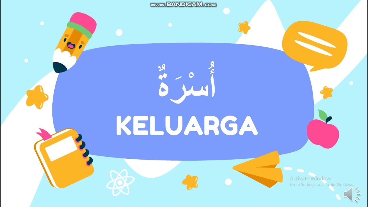 Lagu Bahasa Arab: Anggota Keluarga