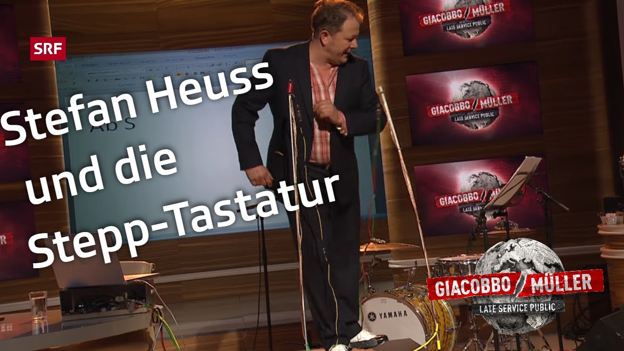 Stefan Heuss und die Stepp-Tastatur | Giacobbo / Müller | Comedy | SRF