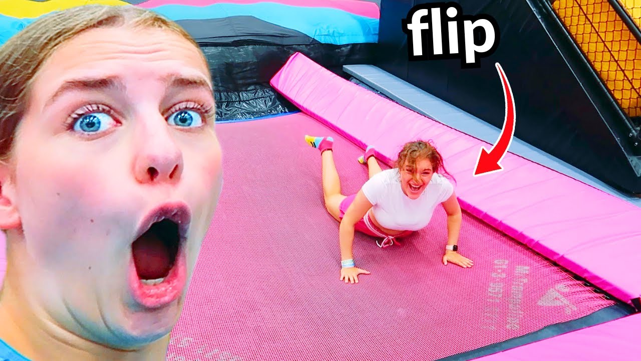 WE WENT TO A TRAMPOLINE PARK (& Sabre Front Flipped out of nowhere) w/Norris Nuts