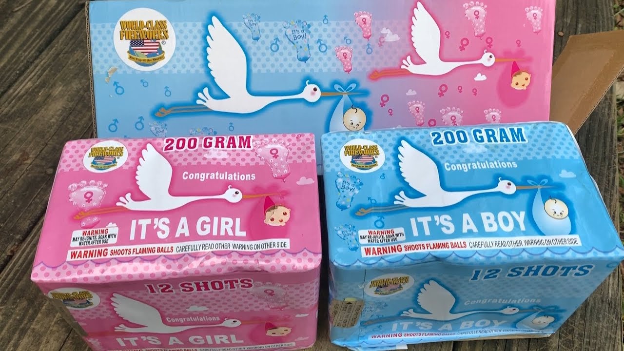 It's A Girl & It's A Boy Gender Reveal Cakes By World Class Fireworks